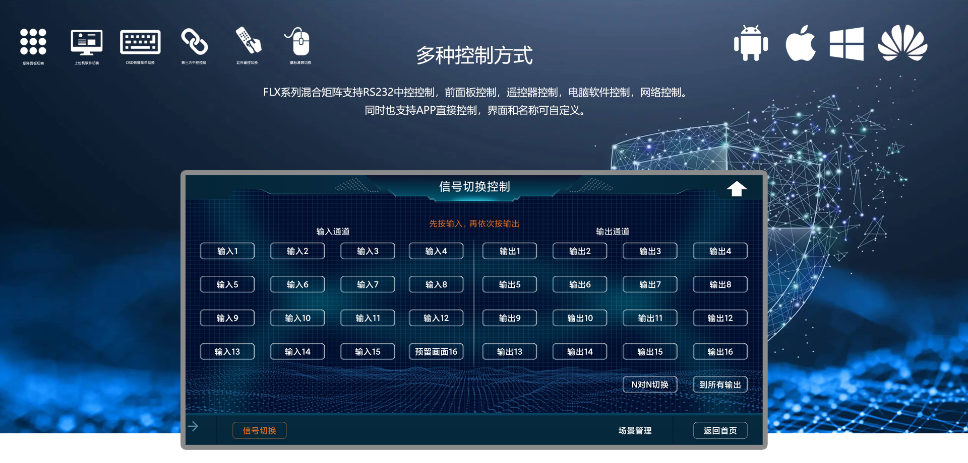 多种控制方式